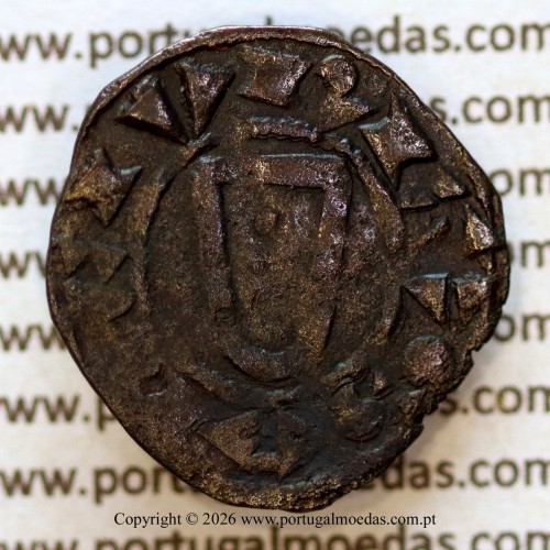 Dinheiro em bolhão de D. Sancho II (1223–1248) – Anverso – Ref. MQ.1D.AG.S2.15.01.A1
