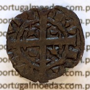 Portugal dinheiro in billon of King Sancho II (1223–1248) – Reverse – Ref. MQ.1D.AG.S2.17.02.A3