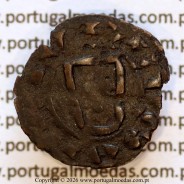 Portugal dinheiro in billon of King Sancho II (1223–1248) – Obverse – Ref. MQ.1D.AG.S2.17.02.A3