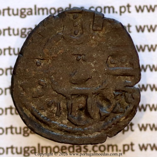 Dinheiro em bolhão de D. Afonso III (1248–1279) – Reverso – Ref. MQ.1D.AG.A3.01.15.A4