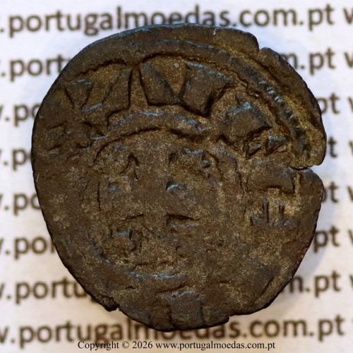 Portugal billon dinheiro of King Afonso III (1248–1279) – Obverse – Ref. MQ.1D.AG.A3.01.15.A4