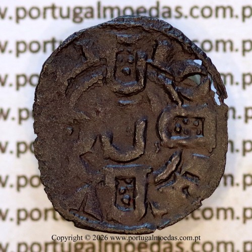 Portugal billon dinheiro of King Afonso III (1248–1279) – Reverse – Ref. MQ.1D.AG.A3.01.08.A4