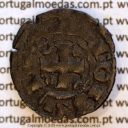 Dinheiro em bolhão de D. Afonso III (1248–1279) – Anverso – Ref. MQ.1D.AG.A3.01.15.A4