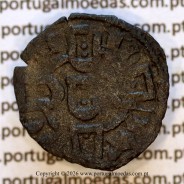 Portugal billon dinheiro of King Afonso III (1248–1279) – Obverse – Ref. MQ.1D.AG.A3.01.29.A1