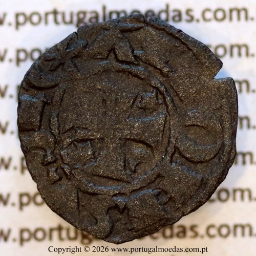 Dinheiro em bolhão de D. Afonso III (1248–1279) – Reverso – Ref. MQ.1D.AG.A3.01.29.A1