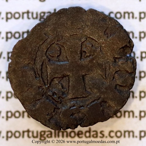 Dinheiro em bolhão de D. Afonso III (1248–1279) – Anverso – Ref. MQ.1D.AG.A3.01.00.B5