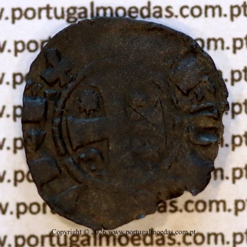 Dinheiro em bolhão de D. Afonso III (1248–1279). – Anverso – Ref. MQ.1D.AG.A3.02.15.A3