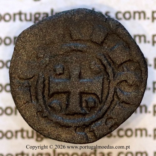 Dinheiro em bolhão de D. Afonso III (1248–1279). – Anverso – Ref. MQ.1D.AG.A3.02.30.A4