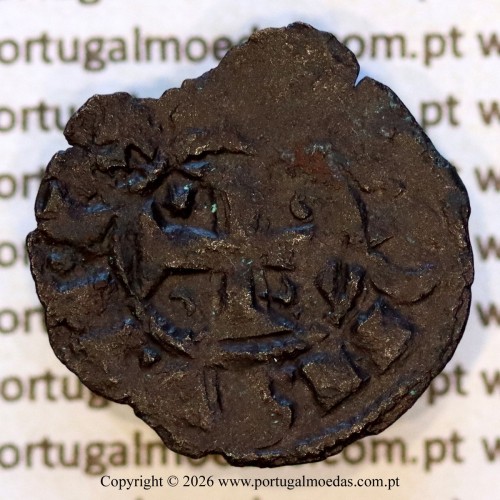 Dinheiro em bolhão de D. Afonso III (1248–1279). – Anverso – Ref. MQ.1D.AG.A3.02.31.A5