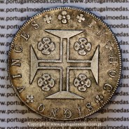 Portugal Cruzado Novo silver 1818, King João VI — Reverse — Ref. MQ.4D.AG.J6.12.01.A4 — Grade: XF