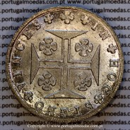 Portugal Cruzado Novo silver 1819, King João VI — Reverse — Ref. MQ.4D.AG.J6.12.02.A1 — Grade: UNC
