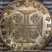 Cruzado Novo prata 1819 D. João VI — Detalhe da Cruz da Ordem de Cristo (✠ 20 mm) — Ref. MQ.4D.AG.J6.12.02.A1 — Estado: Soberba