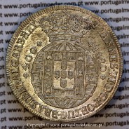 Cruzado Novo prata 1820 D. João VI — Anverso — Ref. MQ.4D.AG.J6.12.03.A2 — Estado: Soberba