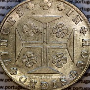 Cruzado Novo prata 1820 D. João VI (480 Réis) – Soberba – Reverso (Detalhe) – Ref. MQ.4D.AG.J6.12.03.A3