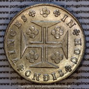 Cruzado Novo prata 1820 D. João VI – Soberba – Reverso – Ref. MQ.4D.AG.J6.12.12.A2