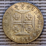 Portugal Cruzado Novo silver 1820, King João VI – UNC/AU – reverse – Ref. MQ.4D.AG.J6.12.12.A6