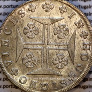 Cruzado Novo prata 1820 D. João VI – Reverso (detalhe) – Ref. MQ.4D.AG.J6.12.12.A5