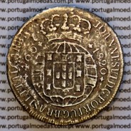 Portugal Silver Cruzado Novo 1820 – VG / Good – Obverse – Ref. MQ.4D.AG.J6.12.12.C1