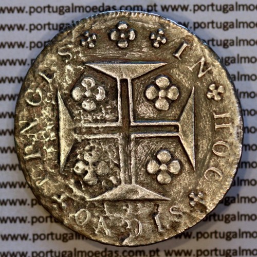 Portugal Silver Cruzado Novo 1820 – VG / Good – Reverse – Ref. MQ.4D.AG.J6.12.12.C1