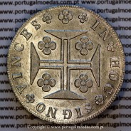 Portugal Cruzado Novo silver 1821 João VI — Reverse — Ref. MQ.4D.AG.J6.12.13.A1 — Grade: UNC