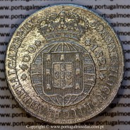 Portugal Cruzado Novo silver 1821 João VI — Obverse — Ref. MQ.4D.AG.J6.12.13.A7 — Grade: UNC