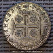 Portugal Cruzado Novo silver 1821 João VI — Reverse — Ref. MQ.4D.AG.J6.12.13.A7 — Grade: UNC