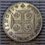 Portugal Cruzado Novo silver 1821 João VI — Reverse — Ref. MQ.4D.AG.J6.12.04.A1 — Grade: UNC