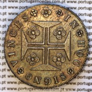 Portugal Cruzado Novo silver 1819, King João VI — Reverse — Ref. MQ.4D.AG.J6.12.03.A3 — Grade: XF/EF