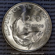 Cape Verde 250 Escudos 1976 | Standard Silver Issue | National Independence