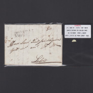 Carta Pré-Filatélica circulada de Coimbra para Lisboa datada de 26-03-1832