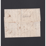 Carta Pré-Filatélica circulada de Coimbra para Lisboa datada de 22-08-1832