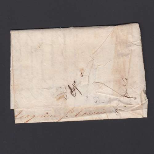 Carta Pré-Filatélica circulada de Coimbra para Lisboa datada de 15-09-1832