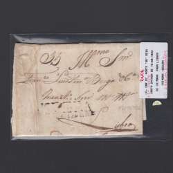 Carta Pré-Filatélica circulada de Coimbra para Lisboa datada de 15-09-1832