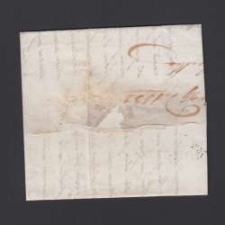 Carta Pré-Filatélica circulada de Coimbra para Lisboa datada de 29-12-1832