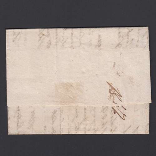 Carta Pré-Filatélica circulada de Coimbra para Lisboa datada de 27-03-1833