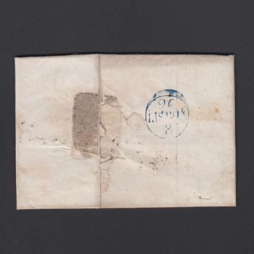 Pré-Filatélica circulada de Coimbra para Lisboa datada de 22-08-1835