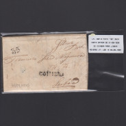 Pré-Filatélica circulada de Coimbra para Lisboa datada de 31-08-1835