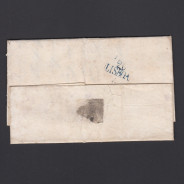 Pré-Filatélica circulada de Coimbra para Lisboa datada de 24-04-1836