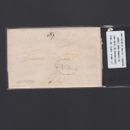 Pré-Filatélica circulada de Coimbra para Lisboa datada de 12-03-1837
