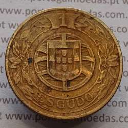 1 Escudo 1926 Bronze-Alumínio, 1$00 1926 Alumínio-Bronze Republica Portuguesa, World Coins Portugal  KM#576