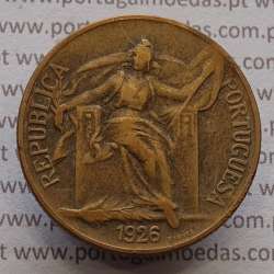 1 Escudo 1926 Bronze-Alumínio, (1$00 escudo 1926), MBC, World Coins Portugal KM 576 1 Escudo 1926 Bronze-Alumínio, (1$00 escudo 1926), MBC, World Coins Portugal KM 576