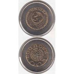 100$00 BIMETÁLICA 1999 "UNICEF" SEM ERRO "PORTUGUESA" (BELA/SOB) 100$00 BIMETÁLICA 1999 "UNICEF" SEM ERRO "PORTUGUESA" (BELA/SOB)