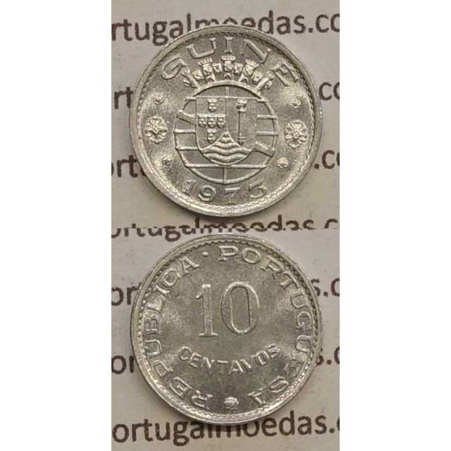 GUINÉ - 10 CENTAVOS ALUMÍNIO 1973 (SOB)