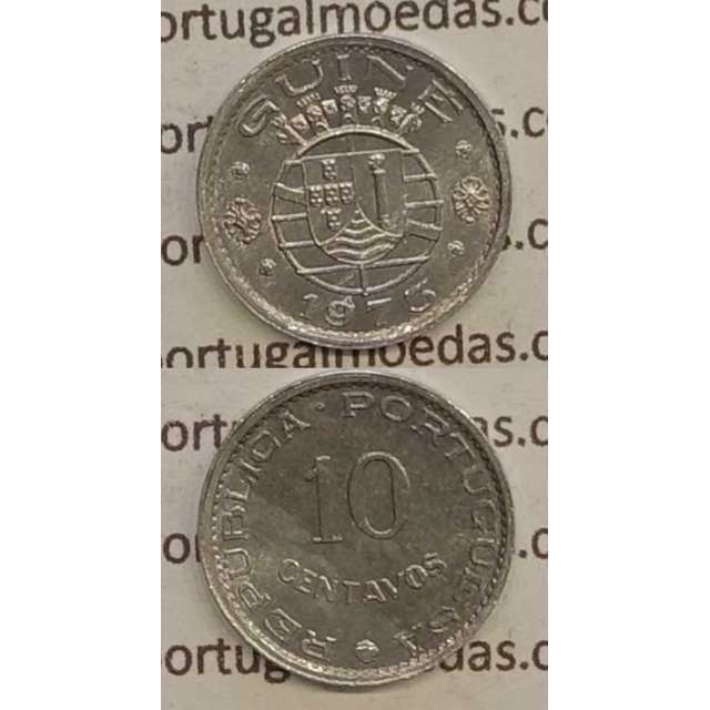 GUINÉ - 10 CENTAVOS ALUMÍNIO 1973 (BELA)
