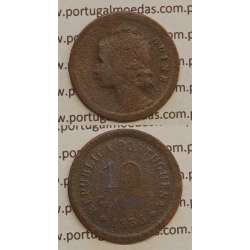 GUINÉ - 10 CENTAVOS BRONZE 1933 (BC-)