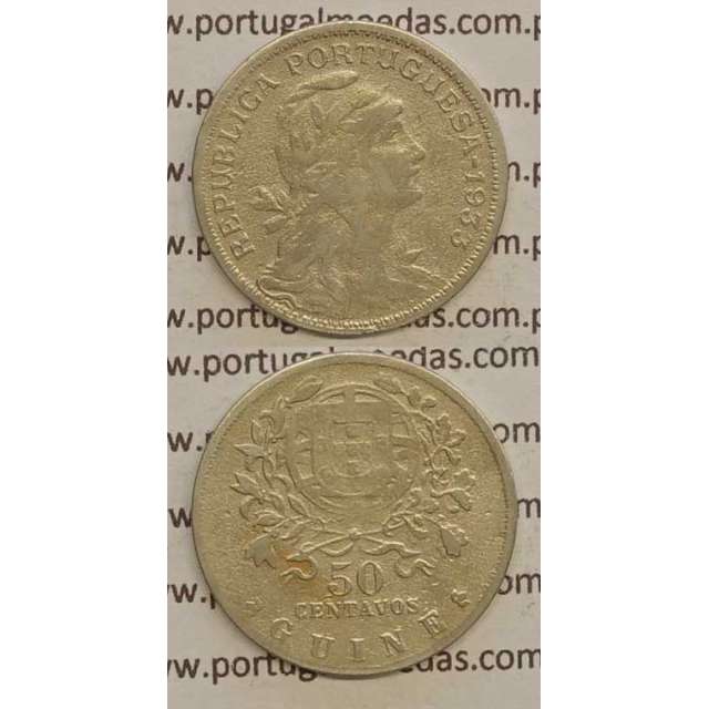 GUINÉ - 50 CENTAVOS ALPACA 1933 (BC)