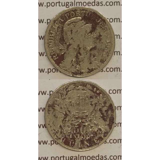 GUINÉ - 50 CENTAVOS ALPACA 1933 (REG)