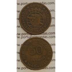 GUINÉ - 50 CENTAVOS BRONZE 1946 (MBC)