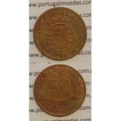 GUINÉ - 50 CENTAVOS BRONZE 1946 (BC+)