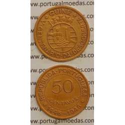 GUINÉ - 50 CENTAVOS BRONZE 1946 (MBC)